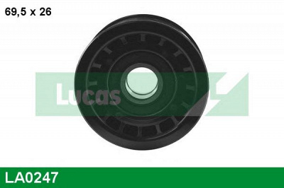 LUCAS ENGINE DRIVE la0247 -  Натяжной ролик, поликлиновой  ремень